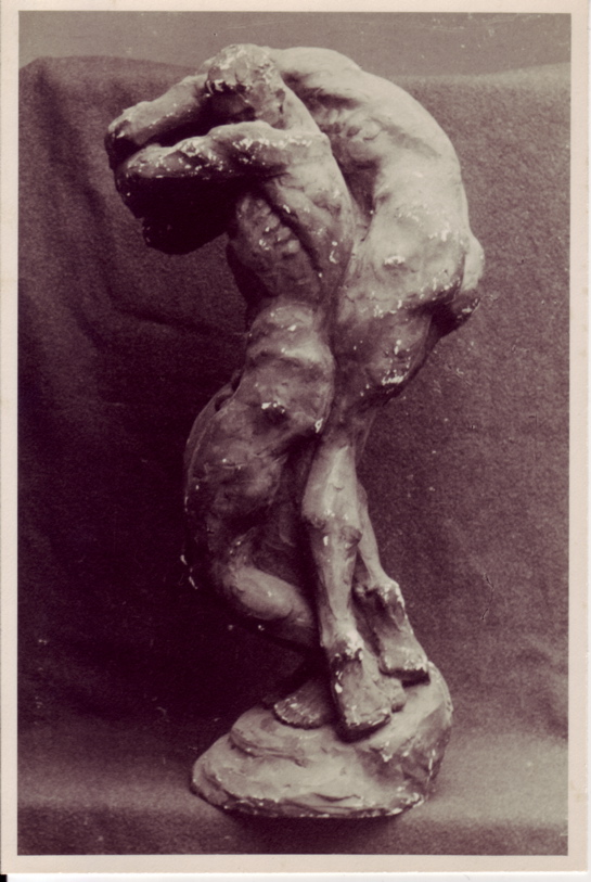 Wrestlers, plaster of paris (1939)