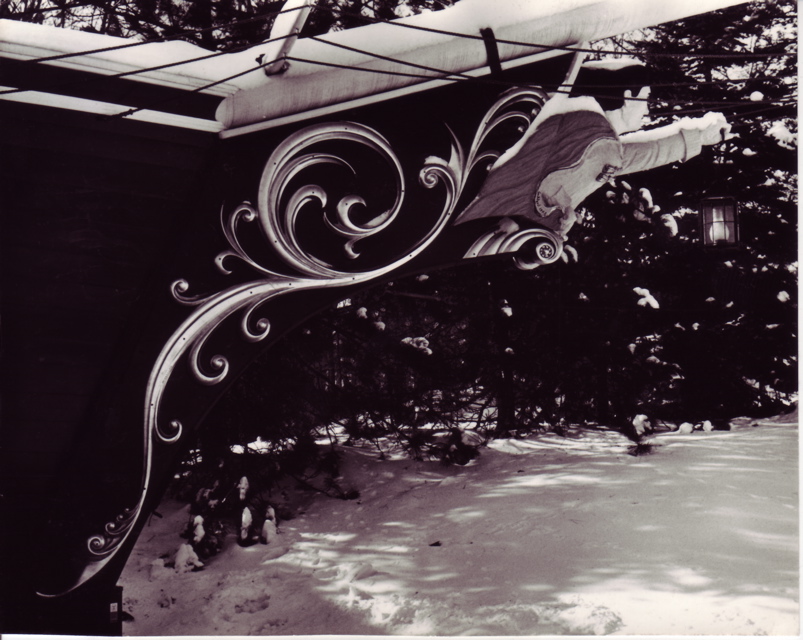 Ship Decorations (view 2: bow), Saugus, MA (1975)