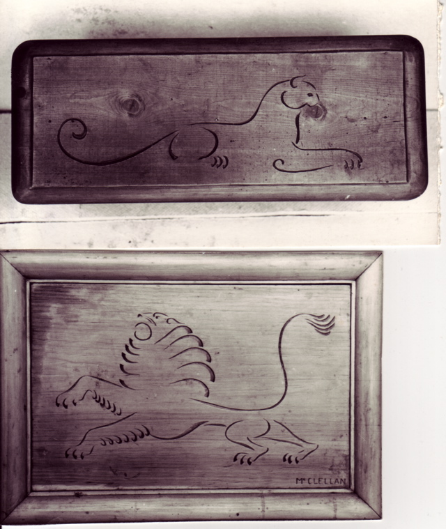 Footstools, pine (1950s)